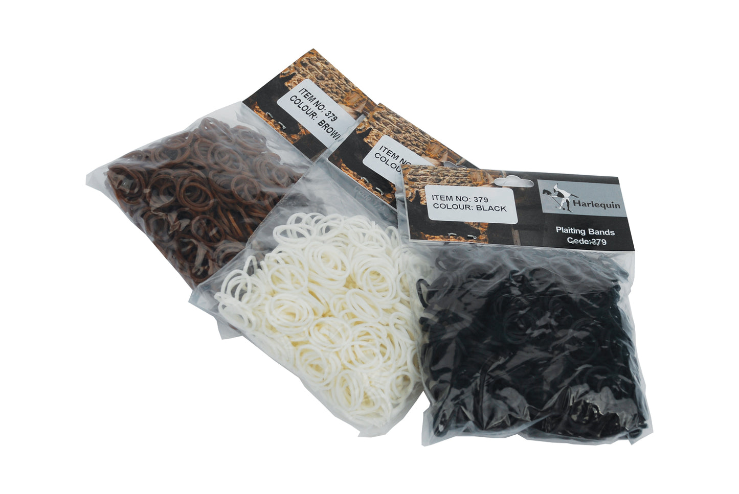Harlequin Rubber Plaiting Bands