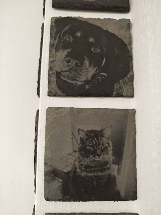 Personalised Engraved Slate Coaster