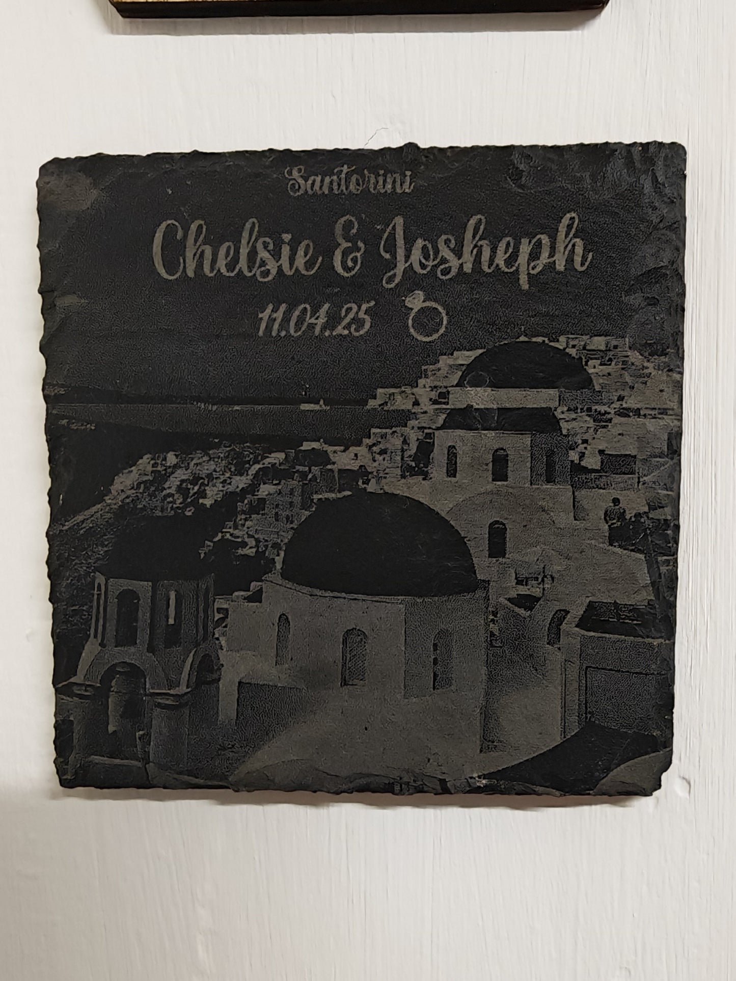 Personalised Engraved Slate Coaster